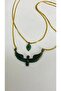 Handmade Brass Apparatus Lacquer Coated Long Women's Necklace - 2