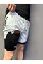Kx Tights Shorts / Training Shorts'Black and Gray' - 6