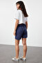 High Waist Pocket Indigo Shorts & Bermuda - TWOSS24SR00209 - 5