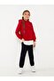 Basic Velvet Girl's Jogger Trousers with Elastic Waist