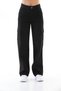 Girls' Cargo Pocket Detailed High Waist Wide Leg Jeans