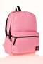 Light Pink Basic School Backpack - K1595 - 4