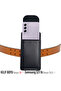 Samsung S21 FE Belt Clip Case, Faux Leather , Black