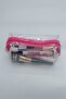 Pink Color Hand Luggage Cosmetic Bag - 4