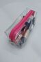Pink Color Hand Luggage Cosmetic Bag