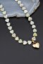 Mother-of-Pearl Heart Pendant Necklace - 2