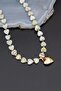 Mother-of-Pearl Heart Pendant Necklace - 3