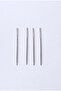 Blunt Head Hand Waxed Thread Sewing Needle, Saddlery Needle, Leather Sewing Needle 1mmx4.1cm 2 Size 4 Pieces - 5