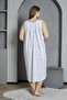 Brand New Cufflink Collar 100% Cotton Combed Plus Size Mother's Nightgown 545 - 5