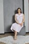 Brand New Cufflink Collar 100% Cotton Combed Plus Size Mother's Nightgown 545 - 6