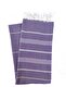 Peshtemal, 100% Cotton, Purple, Nuray Pattern, 180x100cm, Beach Towel, Bath Towel - 2