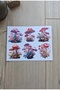 2 Sheets 12 Pieces Mushroom Themed Sticker Set Flower Colorful Mushroom Sticker Vintage Sticker - 6