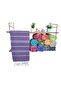 Peshtemal, 100% Cotton, Purple, Nuray Pattern, 180x100cm, Beach Towel, Bath Towel