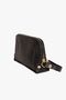 Mini Clutch Bag Black Patterned Wallet - 2