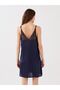 Women's V-Neck Sling Satin Nightgown - 5