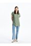 Oversize Women's T-Shirt - Crew Neck, Straight Cut, Short Sleeve - 3
