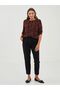 Grace Crew Neck Patterned Long Sleeve Women's T-Shirt (W1)