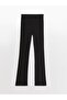 LCW Vision Elastic Waist Spanish Leg Women's Trousers - 7