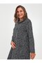 Lcw Grace Crew Neck Patterned Long Sleeve A-Line Ponte Fabric Women's Dress (W1) - 2
