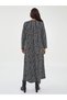 Lcw Grace Crew Neck Patterned Long Sleeve A-Line Ponte Fabric Women's Dress (W1) - 5