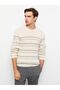 Lcw Casual Crew Neck Long Sleeve Striped Men's Knitwear Sweater (W2)