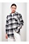 Lcw Modest Shirt Collar Plaid Long Sleeve Oversize Women's Tunic (W2)