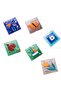 Figured Glass Bathroom Drain Ornament - 2