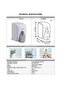 Vialli F5b Foam Soap Dispenser with Chamber 500 Ml Black - 3