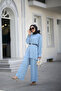 Light Blue Hijab Yade Set - Model 514