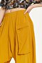 Yellow Drapey Trousers with Pocket Detail - 5