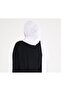Combed Cotton Shawl White - 3