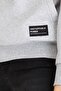 Women's Gray Basic Hooded Regular Fit Comfortable Sweatshirt - 5