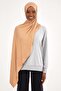 Combed Shawl Tan - 4