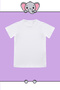 White Cotton Unisex T-Shirt - Crew Neck, Short Sleeve, Regular Fit Tkdss24Ts00020 - 3