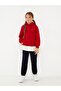 Basic Velvet Girl's Jogger Trousers with Elastic Waist - 3