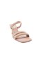 3025-23Y Women's Two-Row Strappy Goblet Heeled Slippers Nude - 2