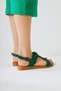Genuine Leather Jaime Green Women's Sandals Opportunity Product - 4