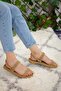 Women's Gold Halat Basic Women's Sandals Opportunity Product