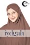 Ready-To-Wear Practical Headscarf Easy-To-Use Hijab Ready-To-Wear Turban Brown - 4