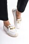 Women's Buckle Detailed Casual Shoes - 4