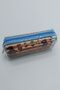 Turquoise, Transparent PVC Pencil Case Single Compartment Transparent Pen Holder Turquoise Color Pen Holder - 3
