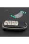 Chery Jaecoo Compatible Tiggo 8 Pro Max, Tiggo 7 Pro Max Avantgarde, Omoda 5 Pro Leather Look Tpu Key Case Cover (Silver) - 4