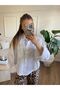 Beyaz Sırt Dekolte Gömlek - 2