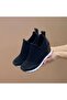 Women's Wedge Heeled Stretch Shoes - 2