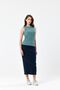 Çağla Crew Neck Sleeveless 95% Cotton Ribbed Camisole Undershirt Body - 3