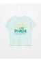Crew Neck Printed Short Sleeve Baby Girl T-Shirt