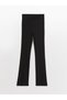 LCW Vision Elastic Waist Spanish Leg Women's Trousers - 6