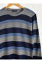 Lcwaikiki Classic Crew Neck Striped Slim Knit Sweater (0W) - 3