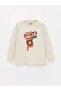 Crew Neck Printed Long Sleeve Boy's Pajama Set - 2
