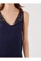 Women's V-Neck Sling Satin Nightgown - 4